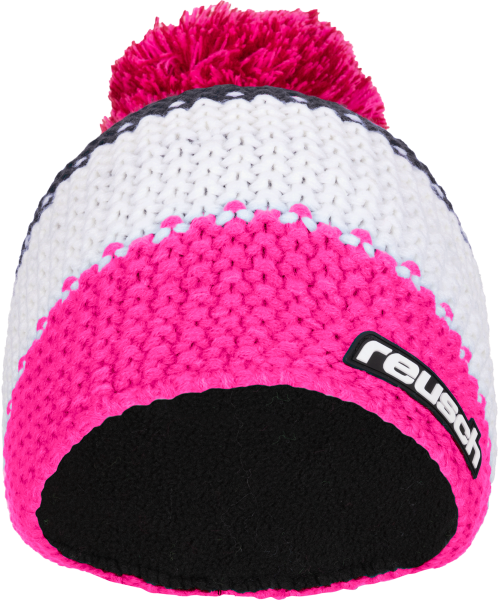 Reusch Enzo Beanie 6180010 3426 weiss pink front